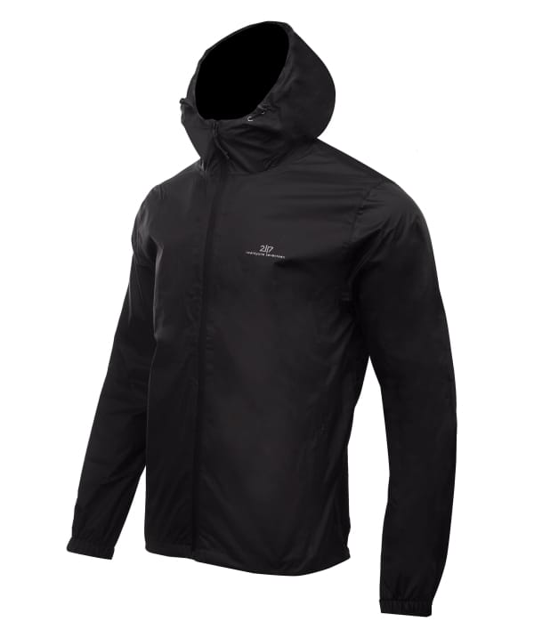 7511904 Vedum rainjacket black front