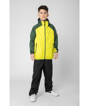 7523906 Junior Klacken rainpants black front