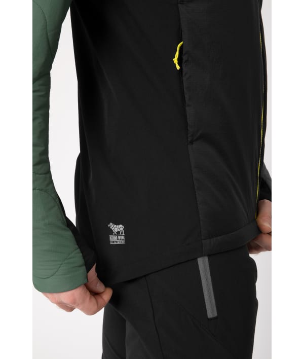 7513908 Roxtuna hybrid jacket forest green front