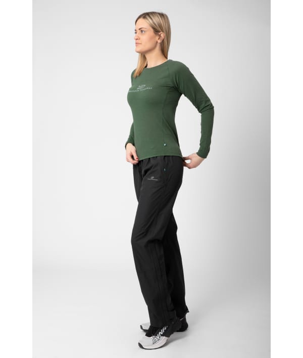 7953919 Luttra Mesh top long black front