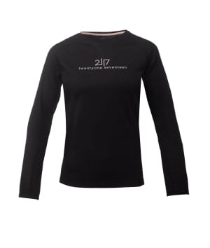7953919 Luttra Mesh top long black front