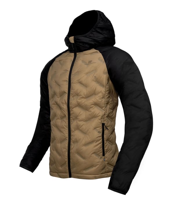 2117 7513916 men isabo down jacket kitt brown beige black a