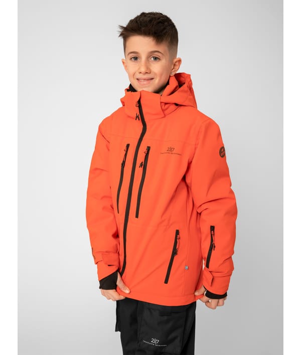 2117 7513932 langas child ski jacket red orange a