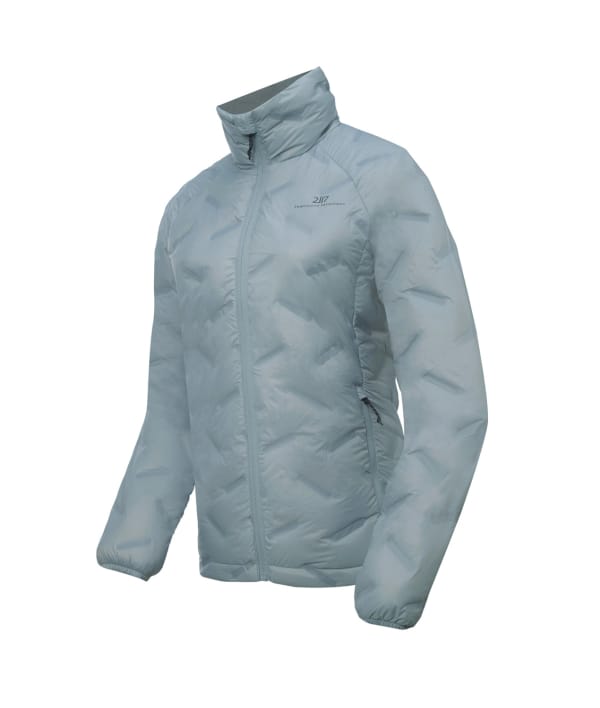 2117 7613914 women isabo down jacket ocean blue a