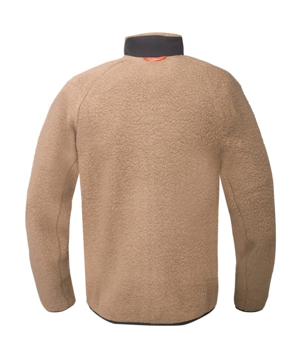 2117 7814925 men skord wool pile jacket kitt front