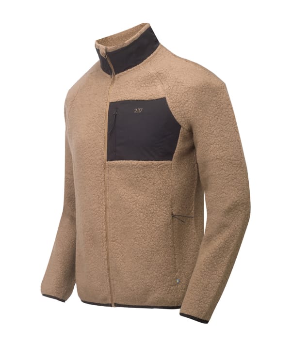 2117 7814925 men skord wool pile jacket kitt front
