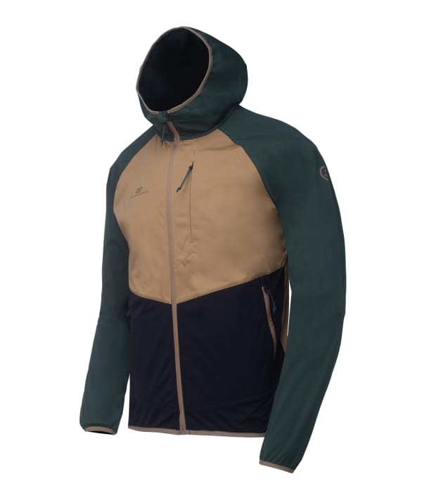 2117 7814914 men vassbacken thin softshell hoodie forest green front